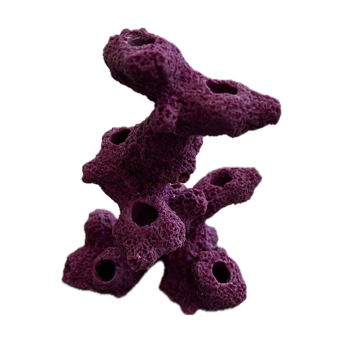 10 Hole Sandbed Torch Tower Coral Frag Plug Rack/Rock for Live Coral Plug Ons